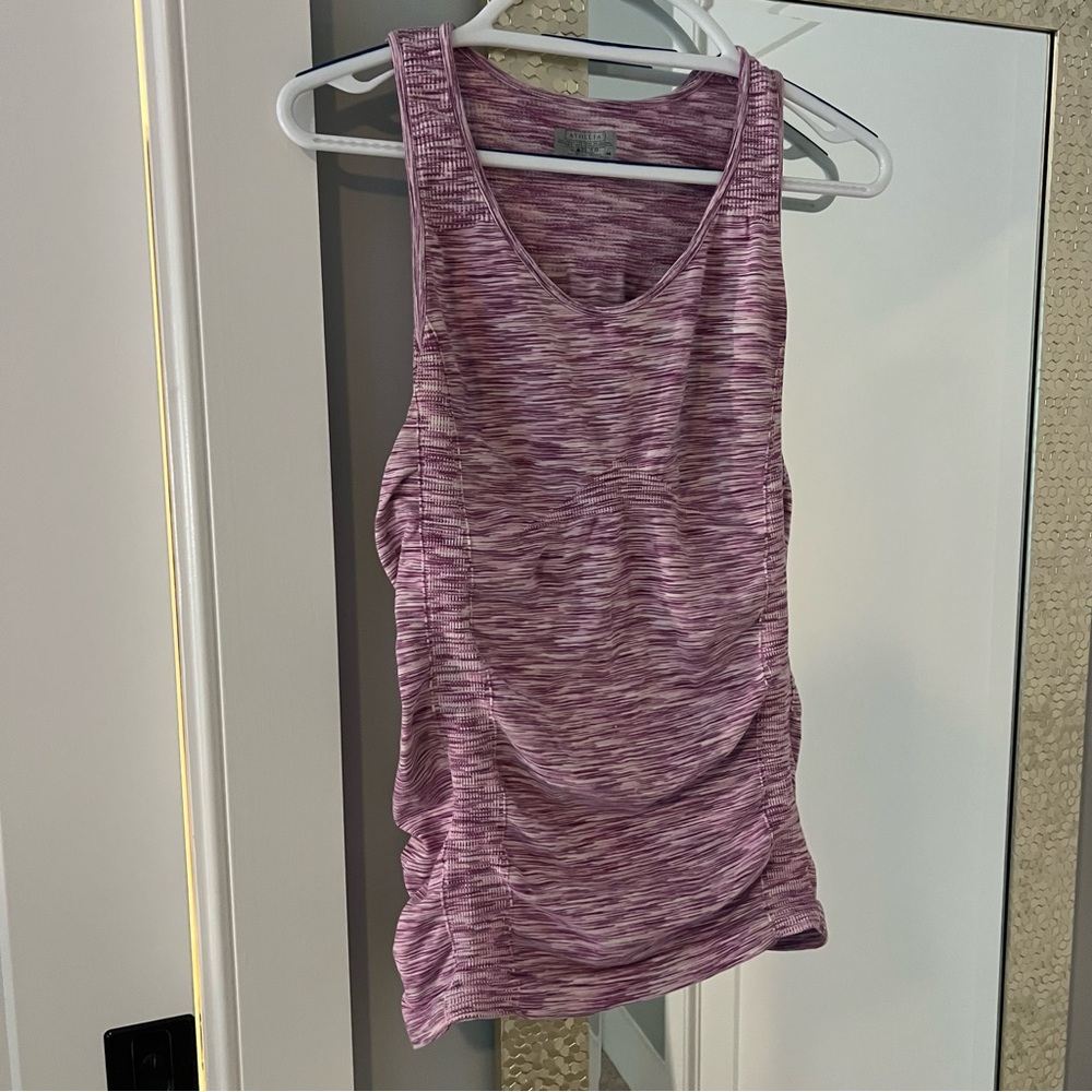 Athleta Purple Heathered Tank Top